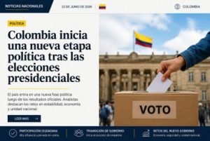 Colombia inicia una nueva etapa política tras las elecciones presidenciales
