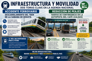 Infraestructura y movilidad en el centro de la atención: investigan descarrilamiento ferroviario y continúan debates sobre peajes en el Eje Cafetero